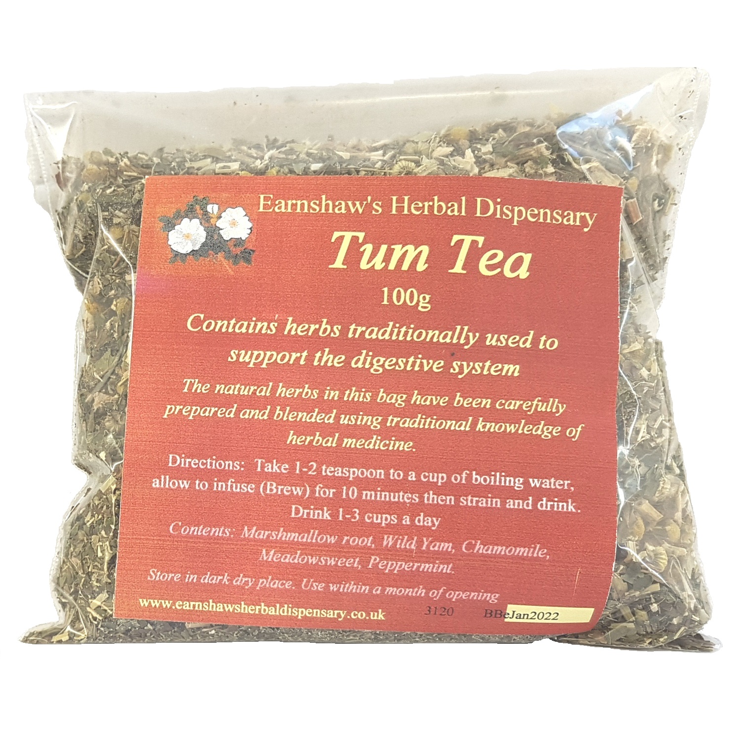 Tum Tea 100g Earnshaw s Herbal Dispensary